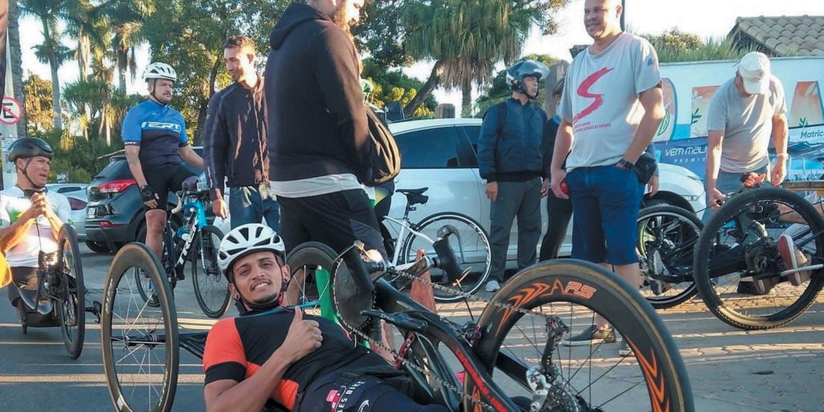 Luiz Gustavo s conquistou o titulo de campeão mineiro na modalidade Handbike categoria H3 (Arquivo Pessoal)