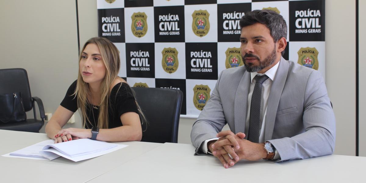 Durante coletiva, a polícia informou que a vítima, por vergonha, contou aos pais sobre o acontecido por meio de uma gravação de vídeo (LEONARDO QUEIROZ)