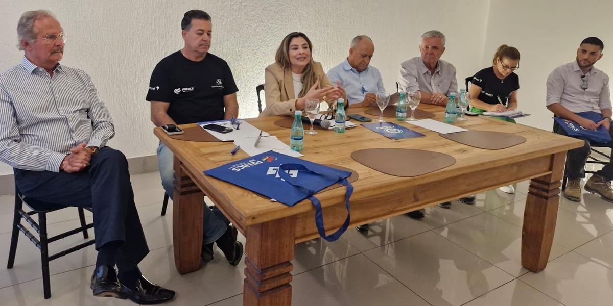 Reunião da diretoria executiva da ACI nesta quinta-feira (5) — “Tudo pronto para o evento que começa no próximo dia 12” (Ascom ACI)