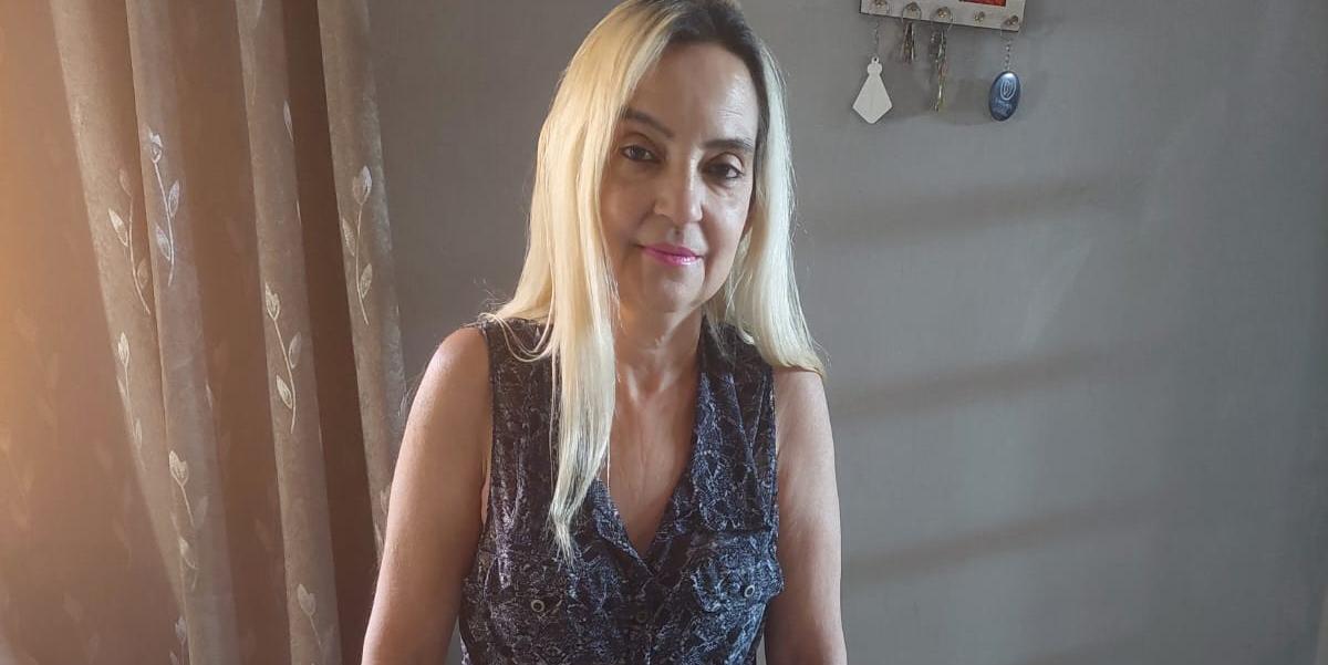 Maria Nice Gonçalves: dores insuportáveis e cirurgia negada pela Secretaria Municipal de Saúde (Arquivo pessoal)