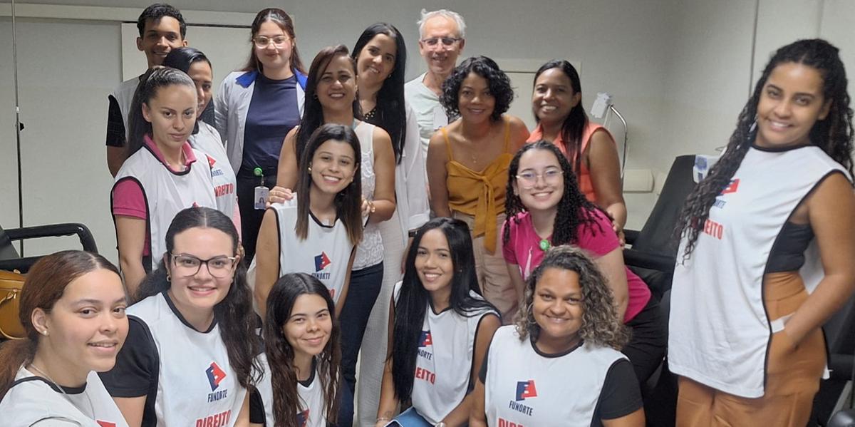 Além da assistência jurídica, os alunos também mobilizaram uma arrecadação de donativos, incluindo suplementos nutricionais (divulgação/ HDG)