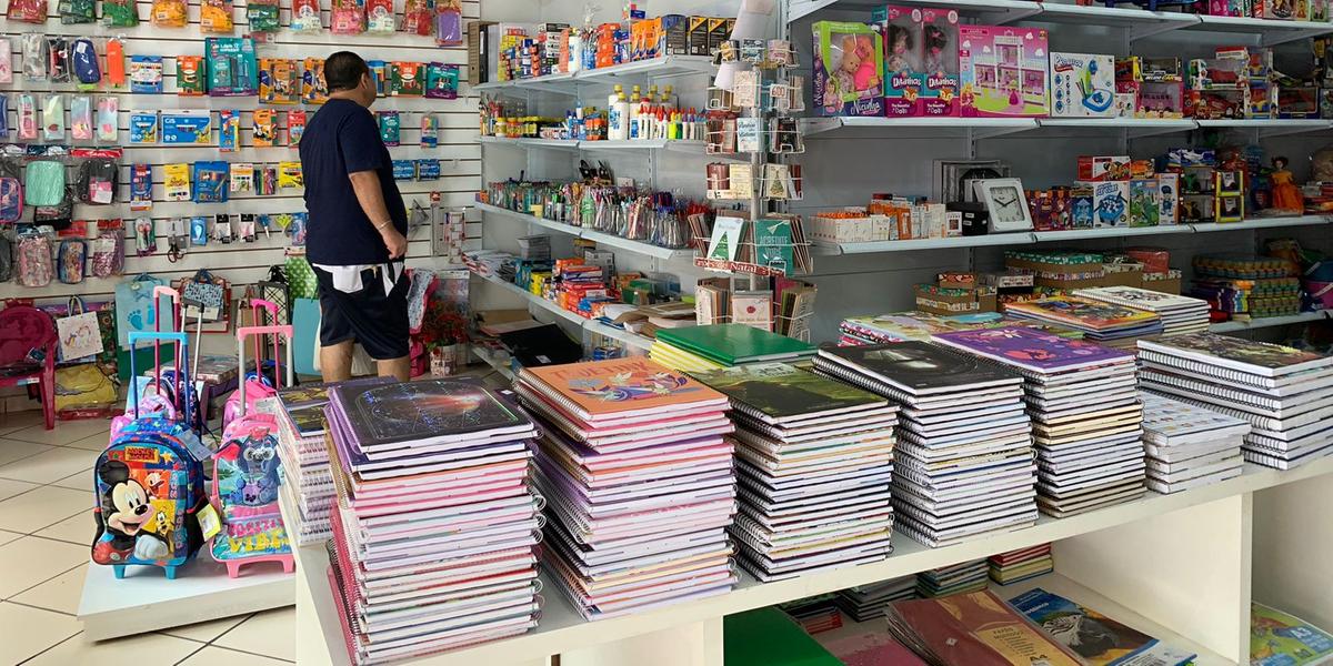 Papelaria Xodó destaca-se com promoções e descontos, além de oferecer entrega em domicílio (LARISSA DURÃES)