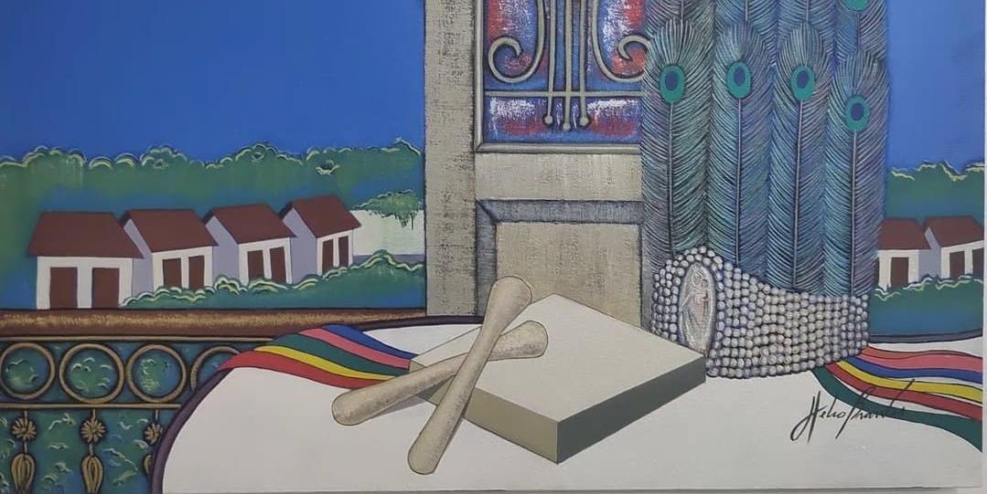 O quadro “Vila Operária e Fé”, de autoria do artista Hélio Brantes, será uma das obras em destaque no evento (Divulgação)