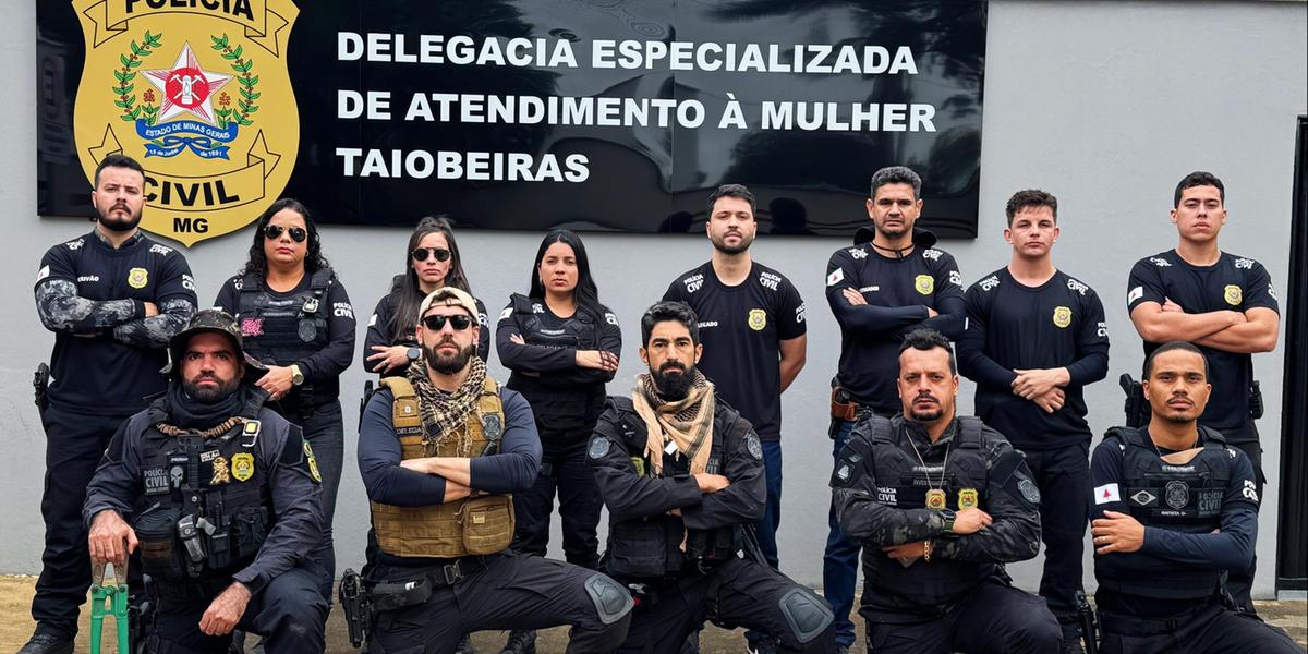 A operação Caminhos Seguros - Guardiã foi coordenada pela Delegacia Especializada em Atendimento à Mulher (Deam) em colaboração com outras unidades da Delegacia Regional de Taiobeiras. (PC/ divulgação)