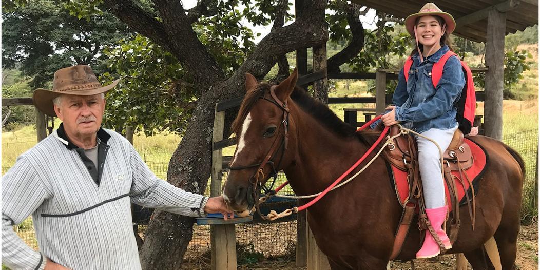 Desde criança, Marina nutre o desejo de trabalhar no campo com a família (Arquivo Pessoal)