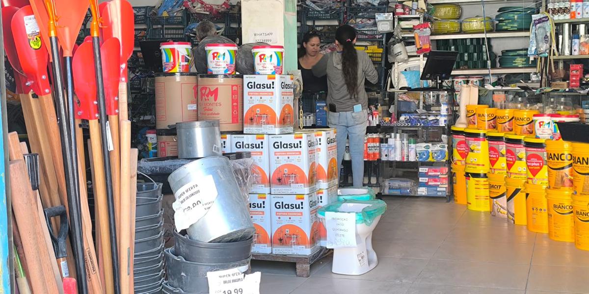 Para o presidente da CDL, esse crescimento reflete no comércio local, impulsionando diretamente segmentos como material de construção, acabamento, iluminação, pisos e estruturas (Larissa Durães)