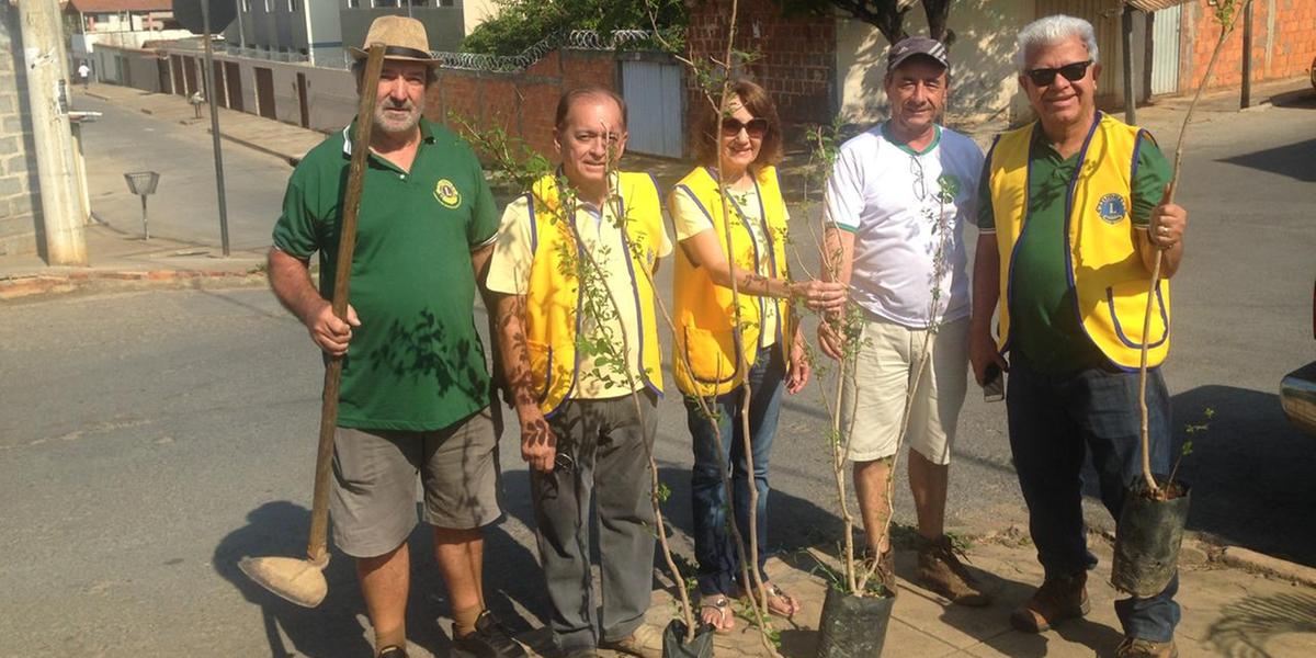 Ao longo de 48 anos, Lions já promoveu o plantio de cerca de 20 mil árvores na cidade (Divulgação)