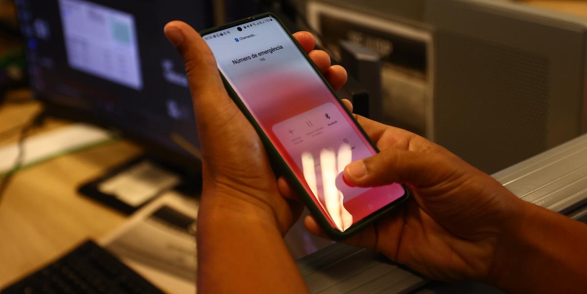 Tecnologia do Siloc permite encontrar endereço exato do celular usado para acionar os polícias Civil, Militar e do Corpo de Bombeiros (Tiago Ciccarini / Sejusp)