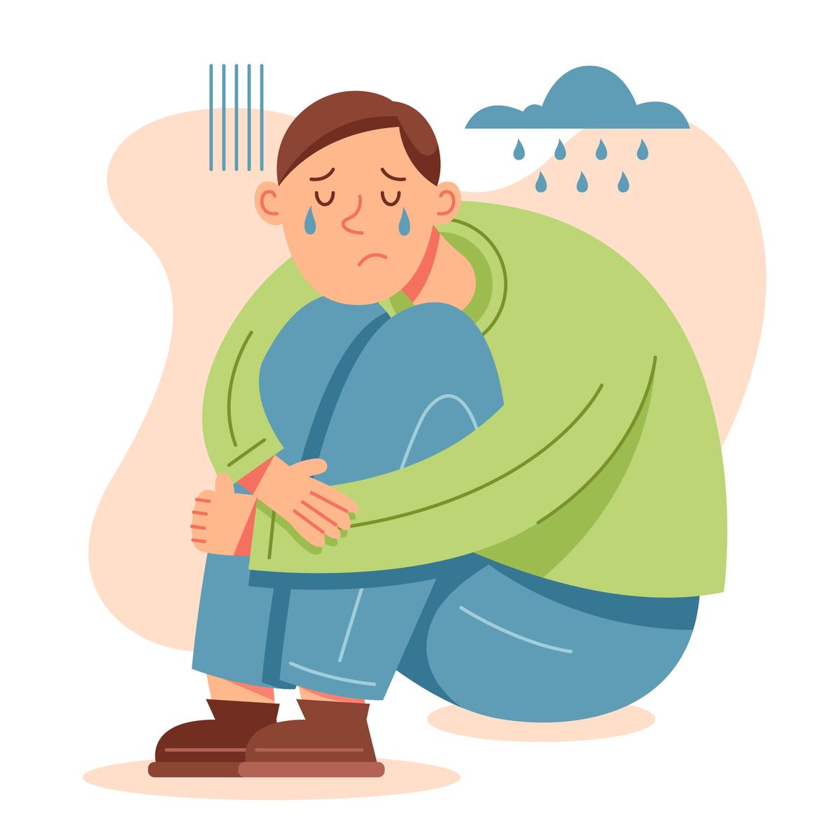 Homens jovens têm 57% mais internações por saúde mental que mulheres, com taxa de 708,4 por 100 mil habitantes (Freepik)