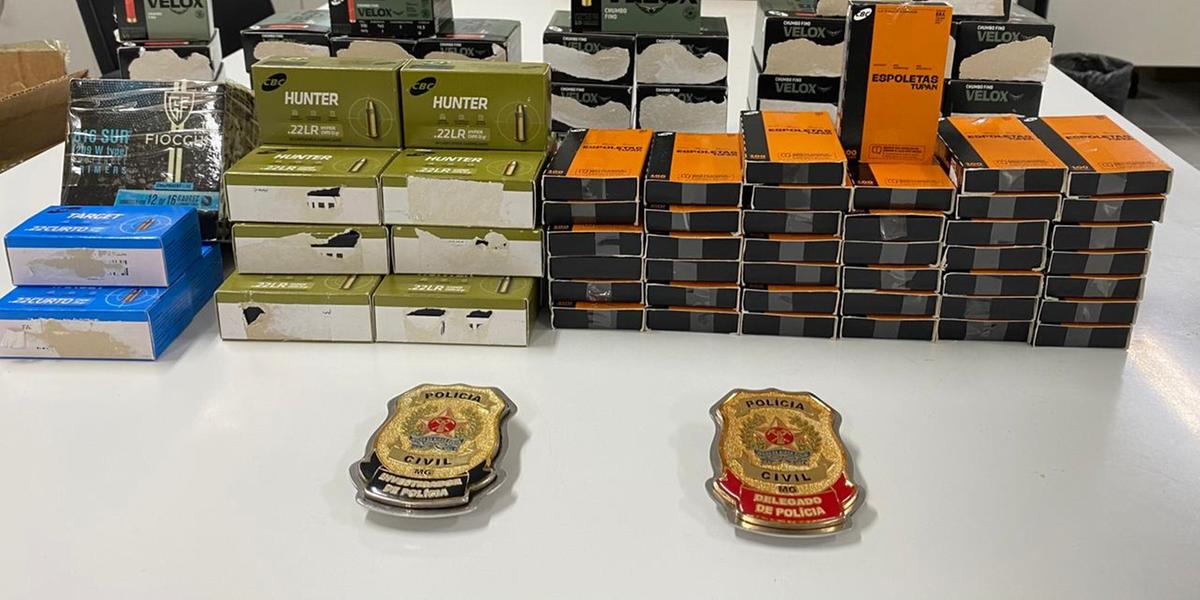 Material inadequado sugere comércio ilegal (PC/ divulgação)