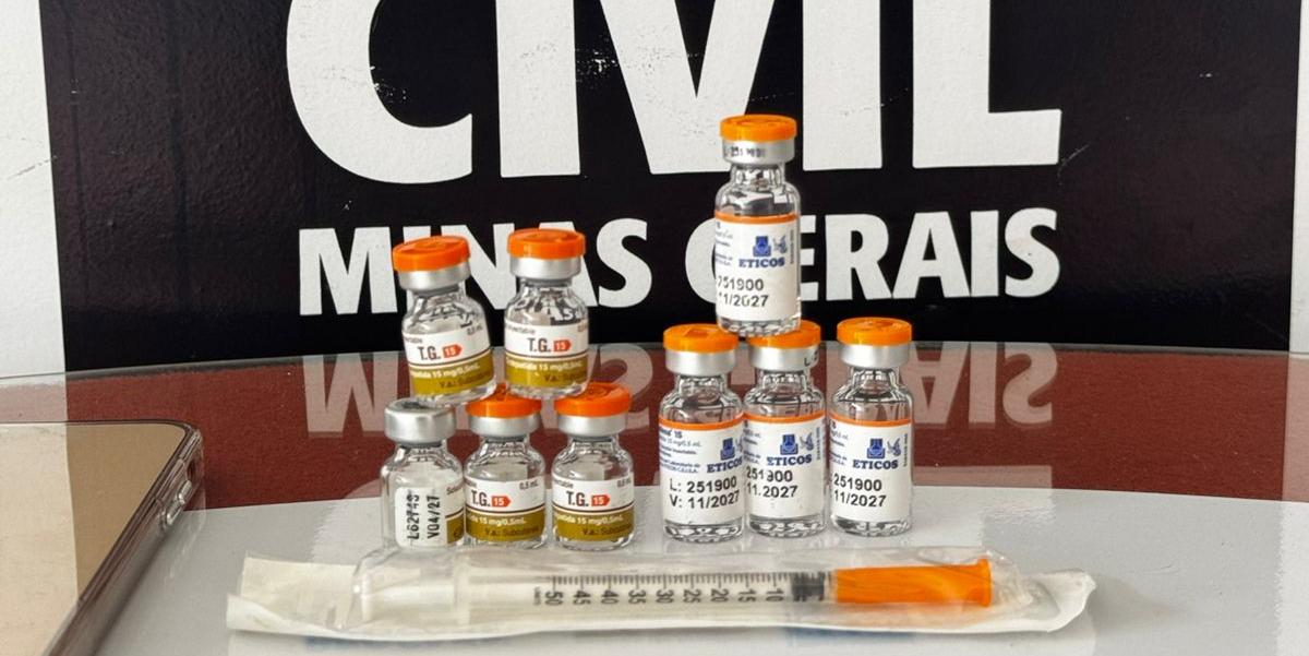 Operação Black Pen apreendeu ampolas e canetas emagrecedoras de uso controlado (PC/ divulgação)