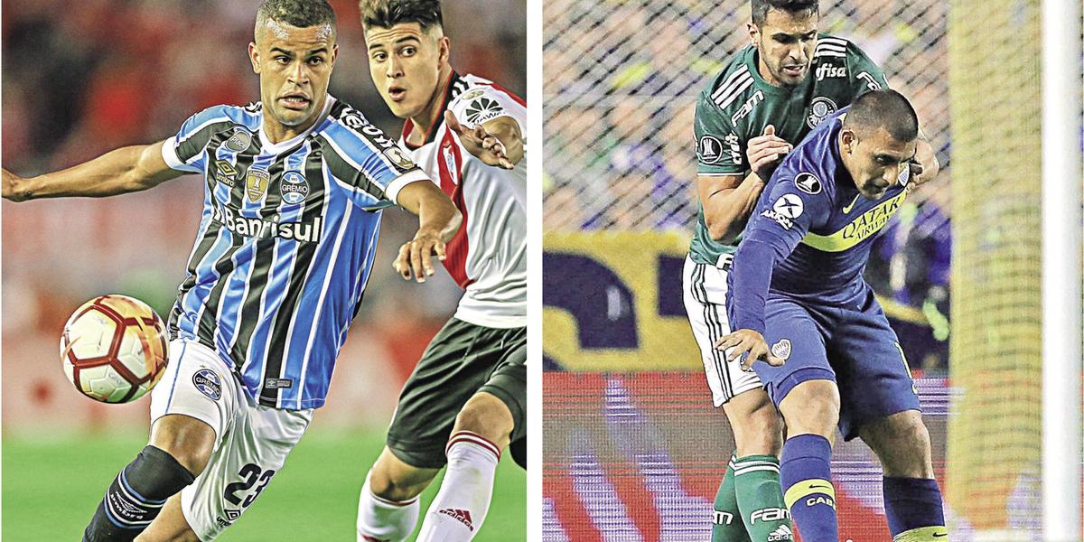  (LUCAS UEBEL/GREMIO FBPA // CESAR GRECO/ AG PALMEIRAS/ DIVULGAÇÃO)