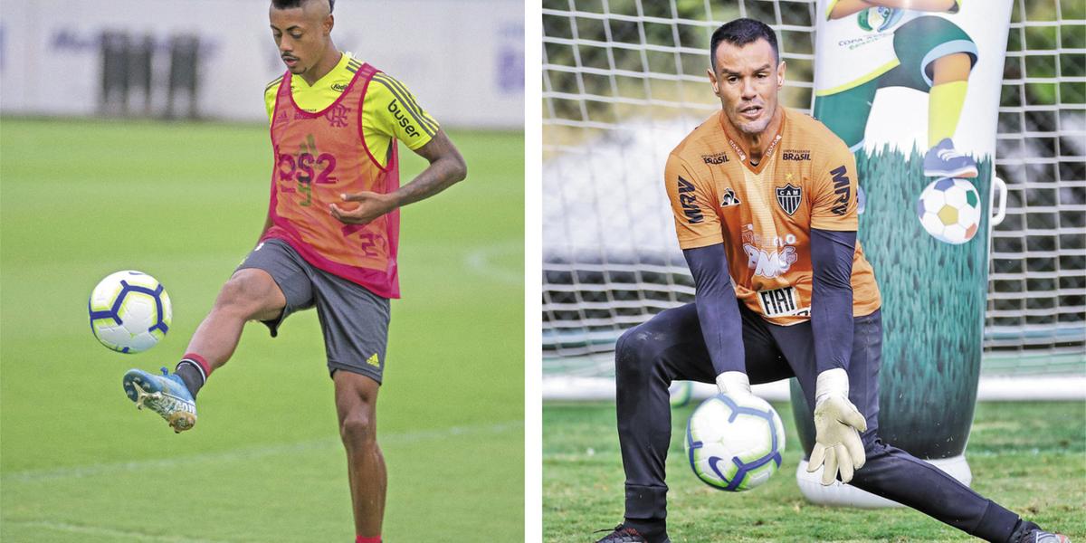 (ALEXANDRE VIDAL/FLAMENGO // BRUNO CANTINI/ATLÉTICO)