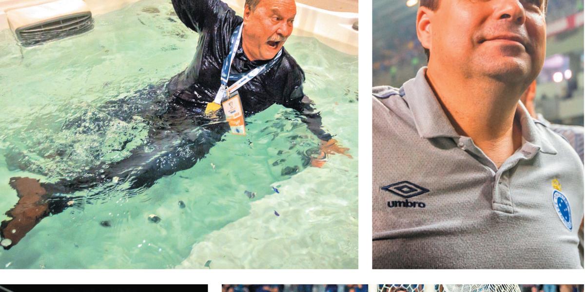 (FOTOS VINNICIUS SILVA/CRUZEIRO E BRUNO HADDAD/CRUZEIRO)