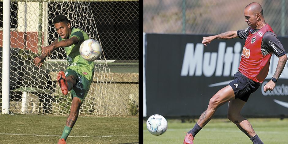 (João Zebral/América e Bruno Cantini/Atlético)