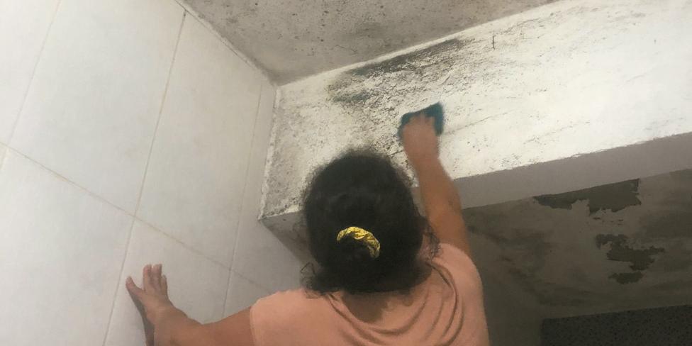 MARCAS PELA CASA – Período de muita umidade favorece a formação do mofo (divulgação)