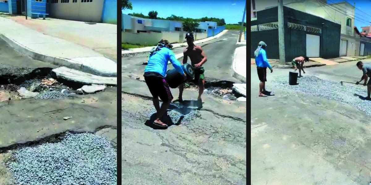 ESFORÇO CONJUNTO – Moradores reclamam ausência do poder público
 