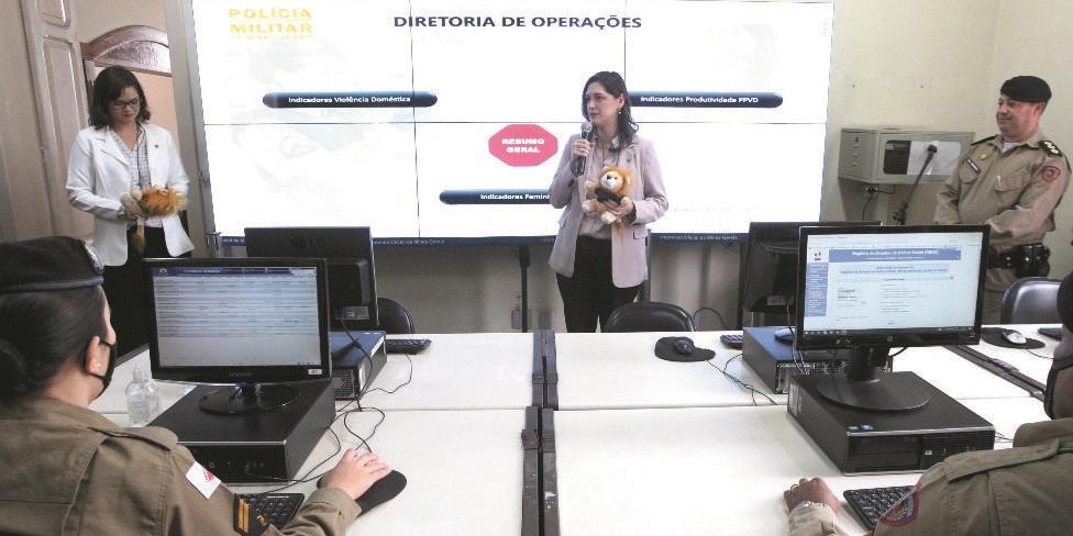 Espaço vai funcionar em uma companhia da PM no Centro de BH; TJ e MP vão atuar juntos com a PM (lucas prates/jornal hoje em dia)