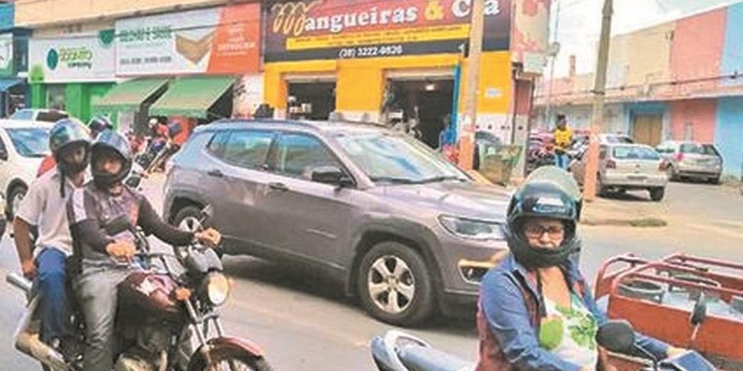 Montes Claros possui mais de 72 mil motos, segundo dados do Detran. (leo queiroz)