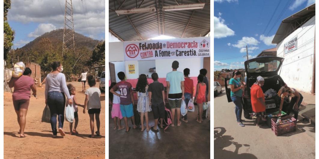 A alegria do tempo de descanso não esconde a realidade de montes-clarenses carentes: sem aulas, sem merenda (Larissa Durães)