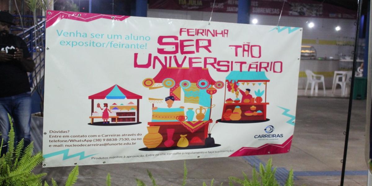 Feira Ser Tão Universitário no campus da FasiFunorte (Leonardo Queiroz)