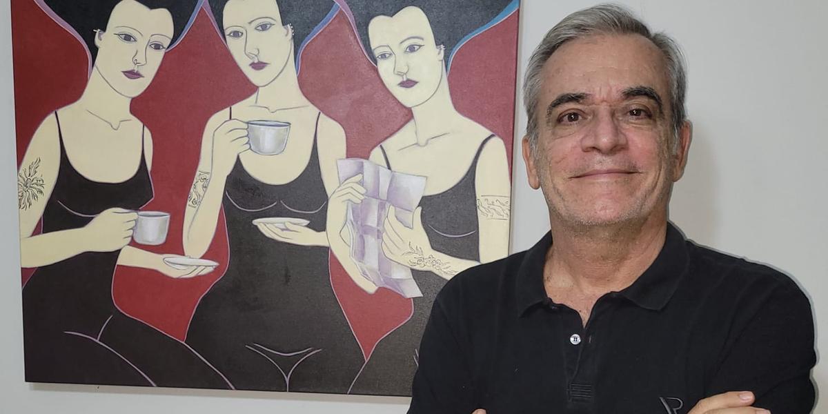 Serão expostas 20 obras na técnica tinta acrílica sobre tela, com temas natureza morta, mulheres e infantis (ARQUIVO PESSOAL)