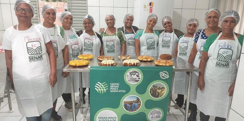 Curso “Produção Artesanal de Quitandas Mineiras” foi realizado pela primeira vez no Norte de Minas. (ASCOM SENAR)