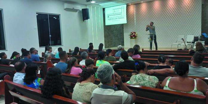 Celebração na Igreja Adventista do Sétimo Dia (ARQUIVO PESSOAL)