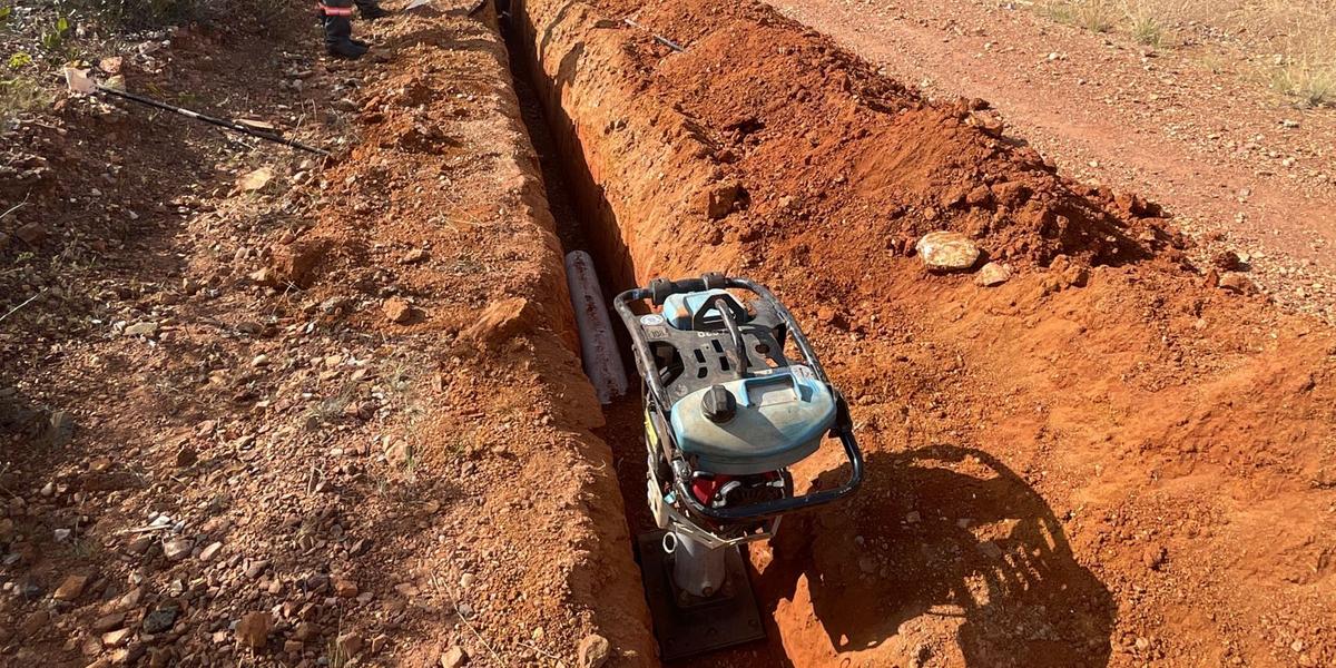Obra prevê construção de 6.750 m de adutora (copasa/divulgação)